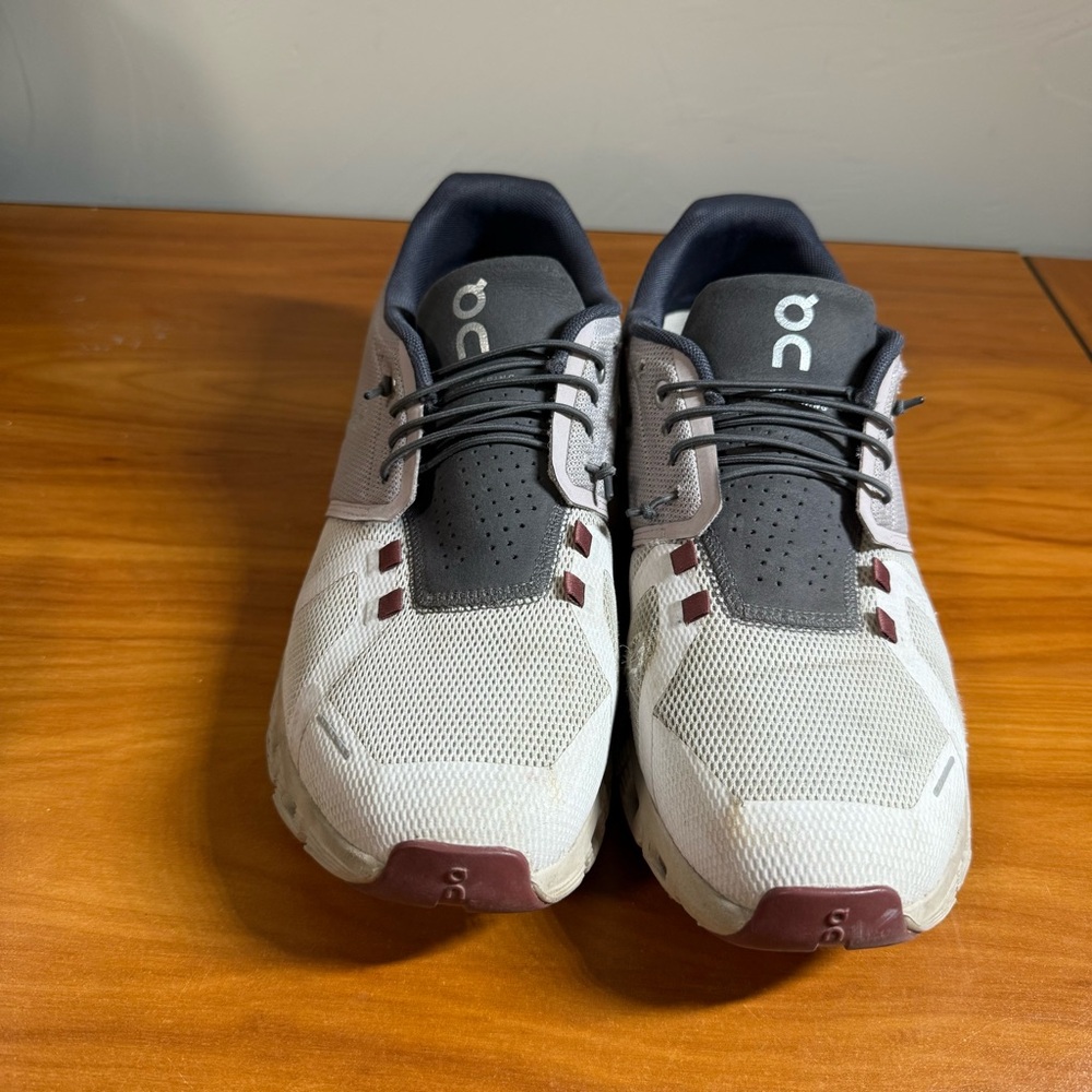 On Running Women's Cloud 6 Lifestyle Shoe Sneaker Slip‎ On White Grey Comfort 11